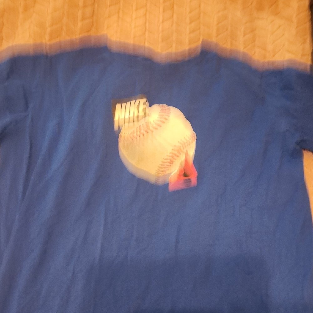 Nike Blue Baseball Graphic T-Shirt